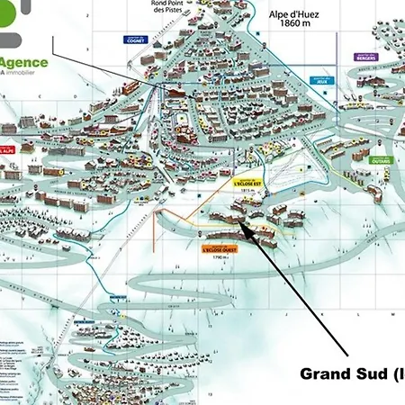 2 Pieces A L'alpe D'huez, 4 Pers, Balcon Sud, Casier A Skis - Fr-1-405-365 Huez